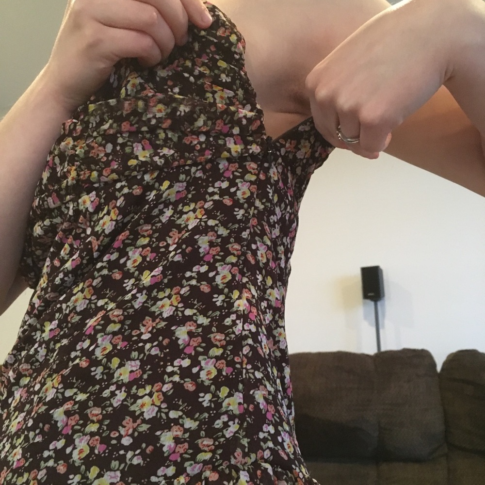 Express Strapless Layered Dress Size Small - Picture 6 of 7